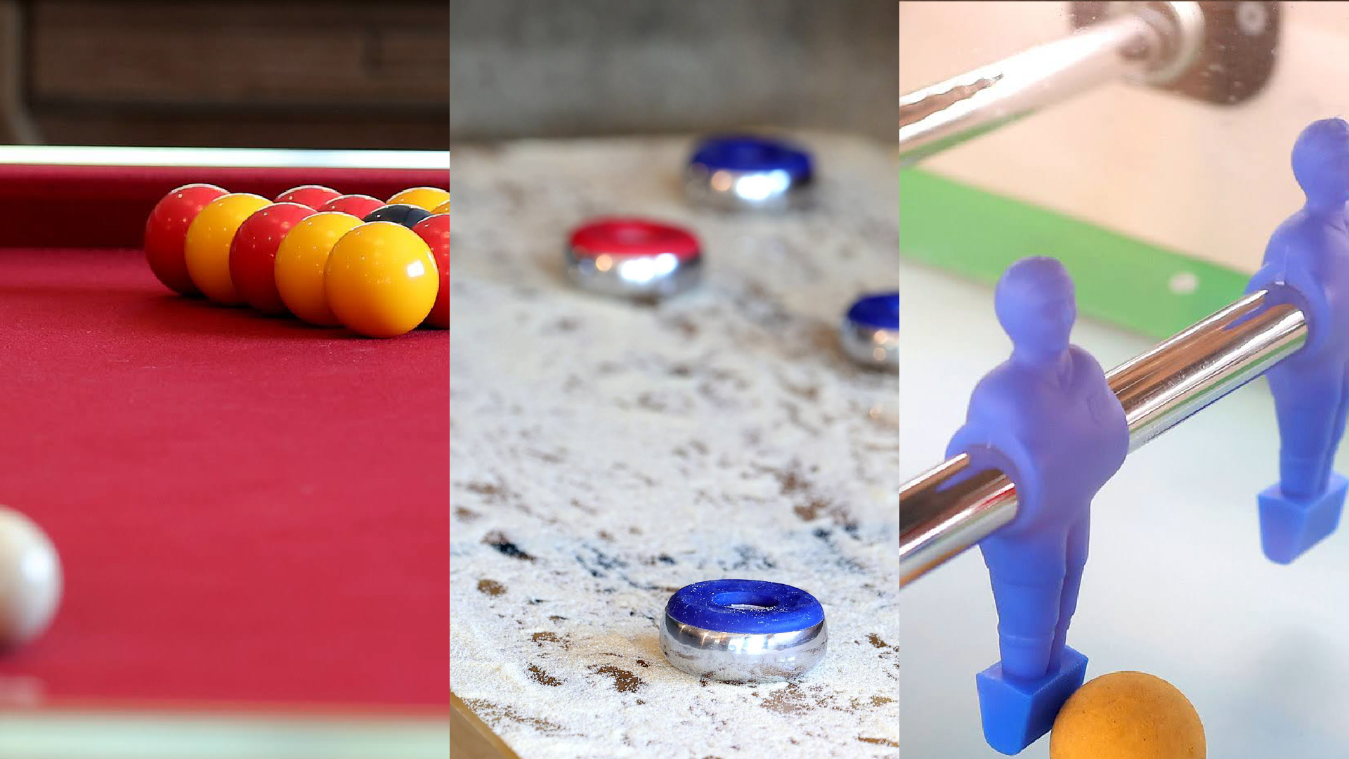 Trèfle Rouge nos activités shufflleboard billard et babyfoot