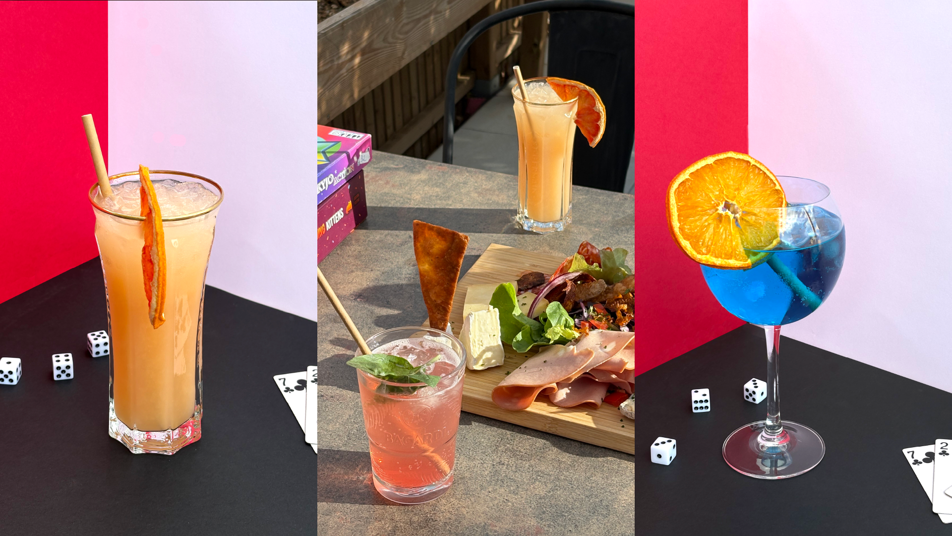 Trèfle Rouge nos cocktails