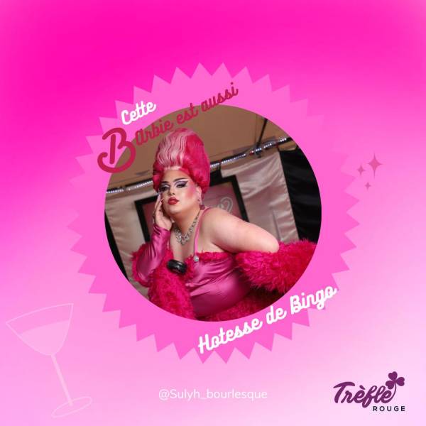 soirée bingo drag Queen a lattes trèfle rouge Montpellier 