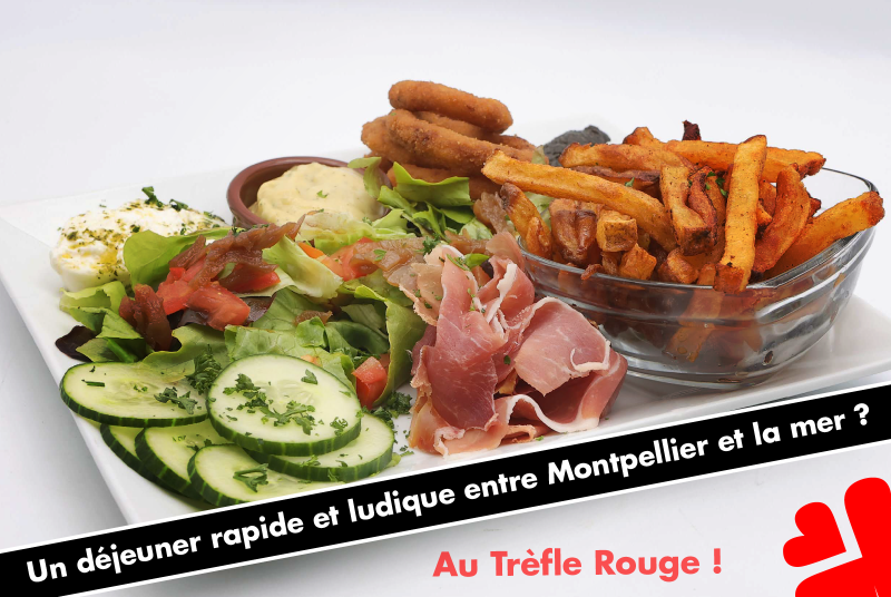 Où faire une pause déjeuner rapide et ludique entre Montpellier et la mer ?