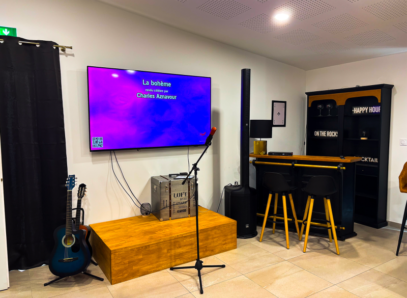 salle de karaoké pour soirée entre amis 