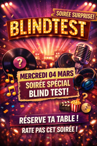 Soirée Surprise Blind test